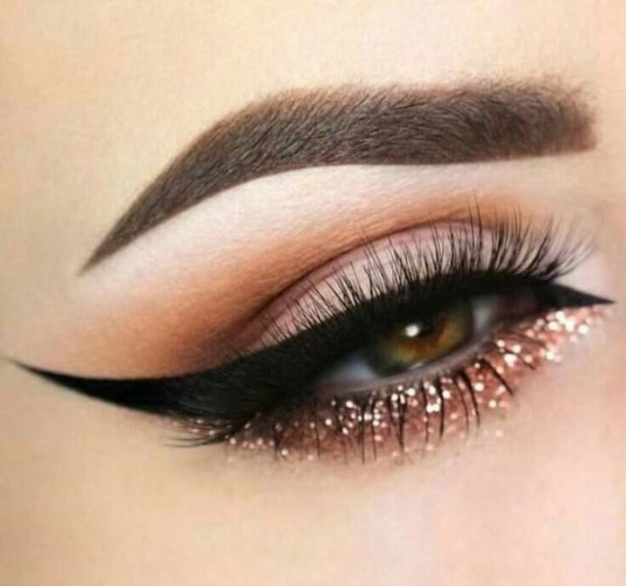 Maquillaje con brillo 2