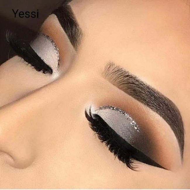 Maquillaje con brillo 7