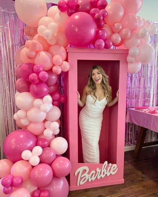 Despedida de soltera con temática Barbie 2