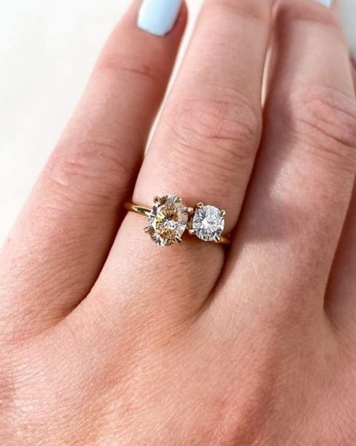 Anillos de compromiso:double stone - 4