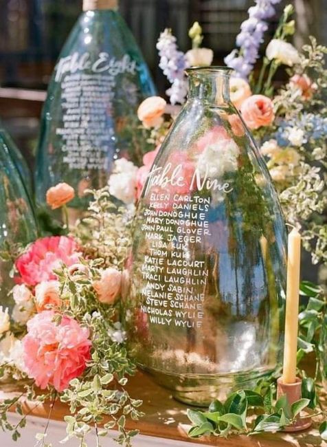 Flores en los displays de acomodo de invitados 🌸🌷🌺🌹 3