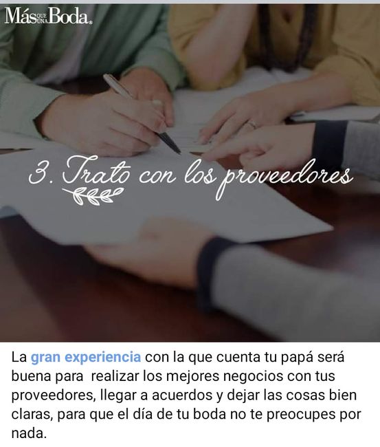 Papá en la planeación de la boda - 4