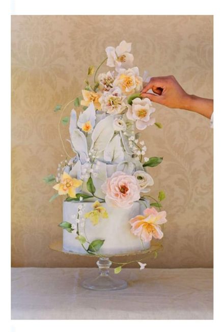 Pasteles con decorados florales 🌸🌺🌹 12