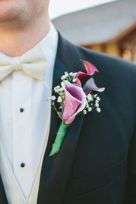 Boutonniere con alcatraz 4