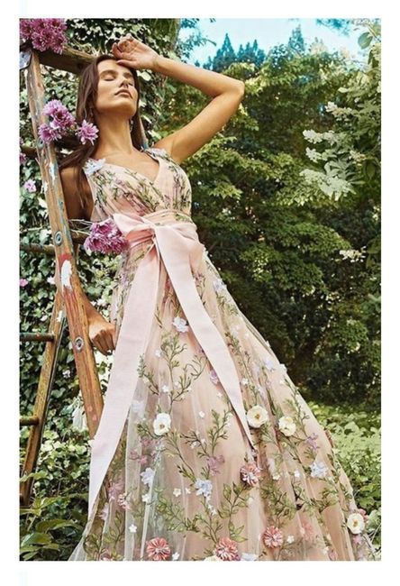 Vestidos de novia con motivos florales 🌺🌸🌹 56