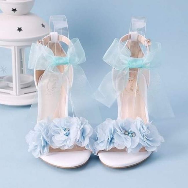 Zapatos en baby blue 12