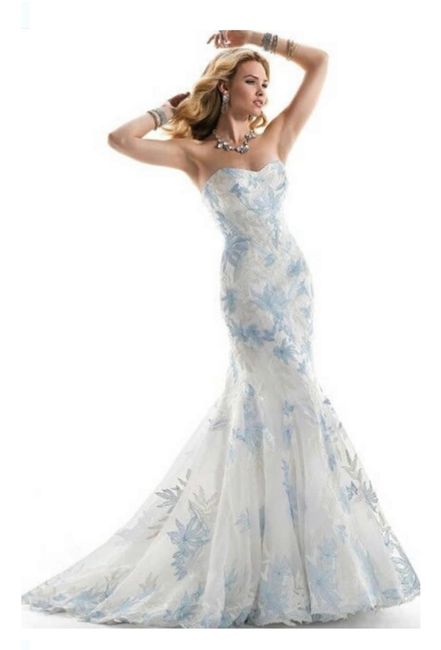 Vestidos de novia en color azul 💙 4