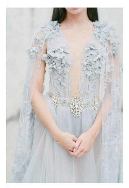 Vestidos de novia en color azul 💙 5