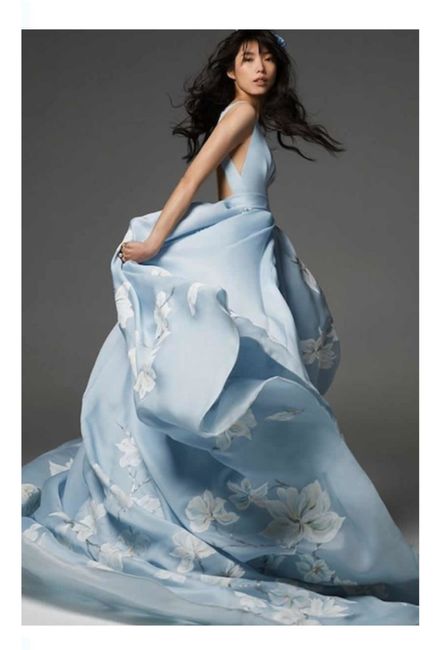 Vestidos de novia en color azul 💙 20