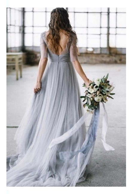 Vestidos de novia en color azul 💙 25