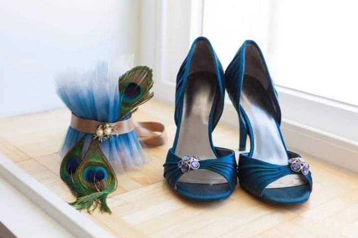 Zapatos para novias en azul rey - 10