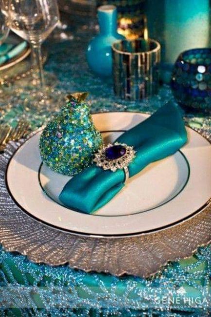 Tu boda en tonalidades azules,violetas y verdes 4