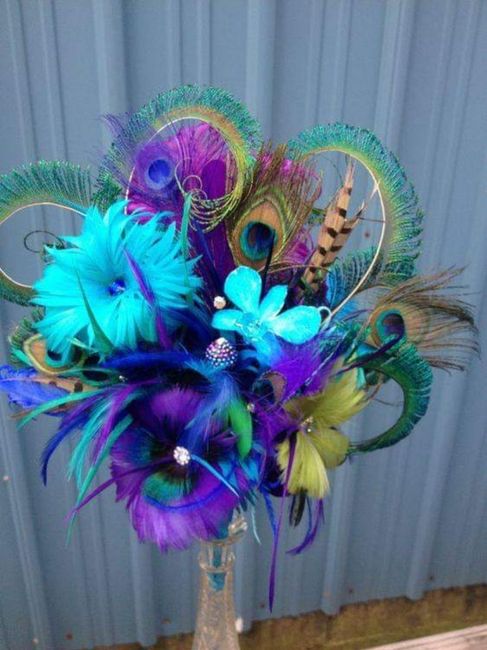 Tu boda en tonalidades azules,violetas y verdes 6