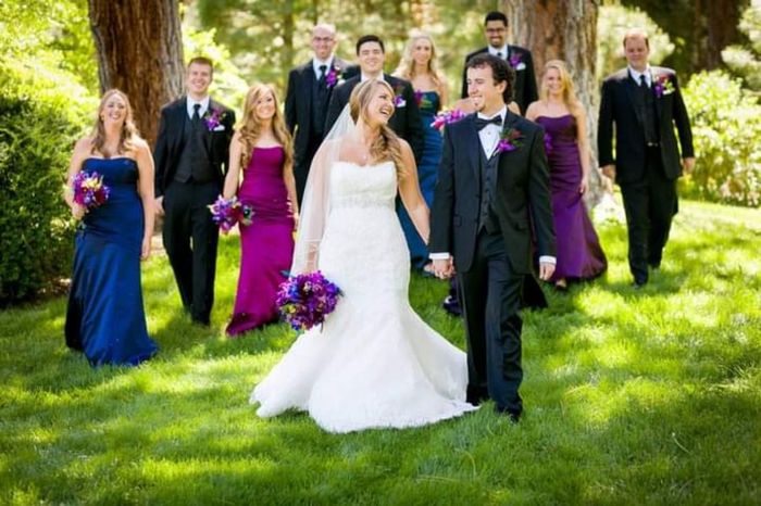 Tu boda en tonalidades azules,violetas y verdes - 28