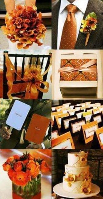 Otoño:boda en color naranja y chocolate 🧡🤎🍁 - 20