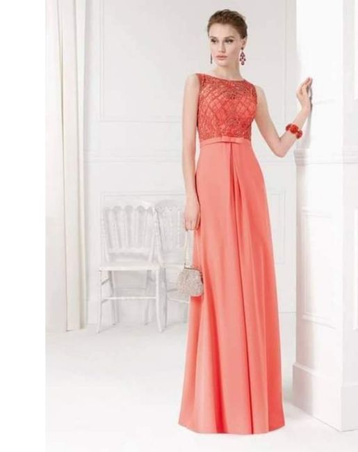 Damas de honor en color coral - 5