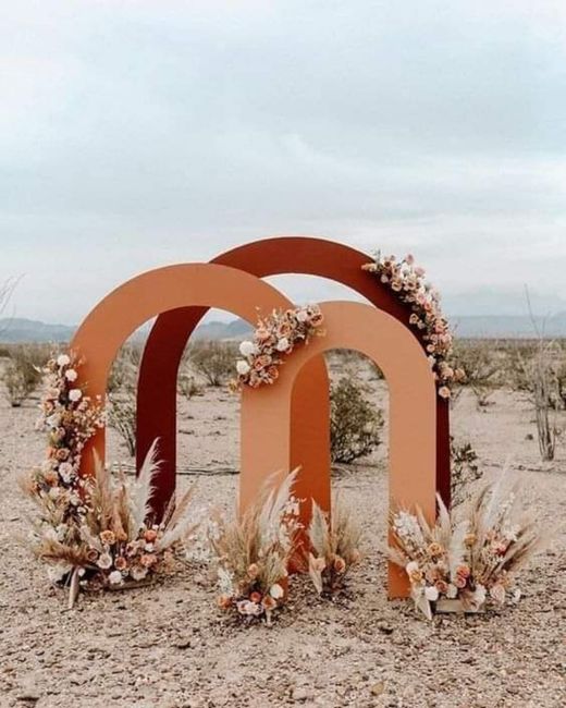 Boda con inspiración en el desierto 1