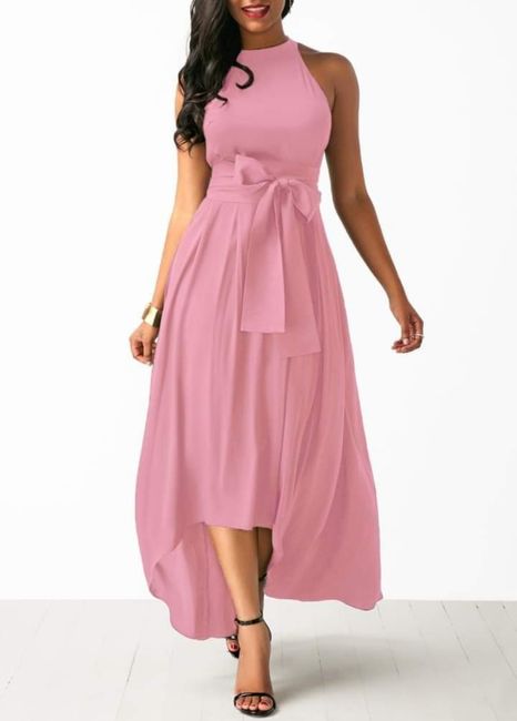 Vestidos en tonos rosa para invitadas 💗 2