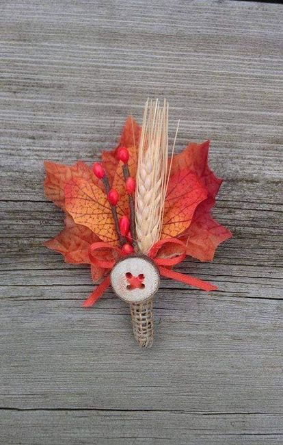 Otoño:boutonniere 1