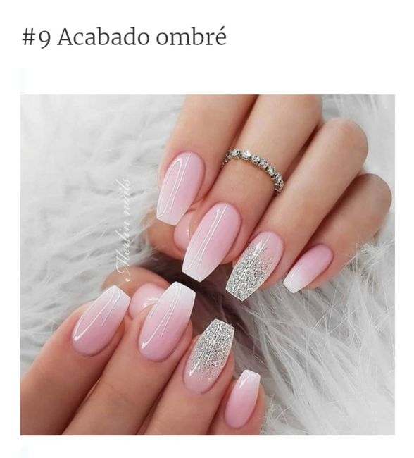 Uñas:lindos diseños para asombrar el día de tu boda 26