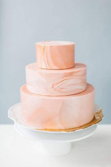 Pasteles con efecto mármol 5