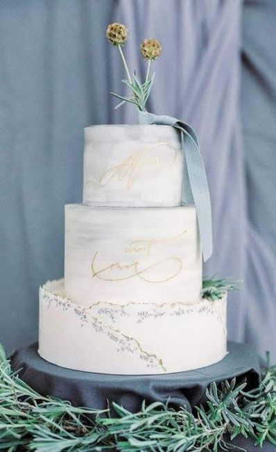 Pasteles con efecto mármol 14