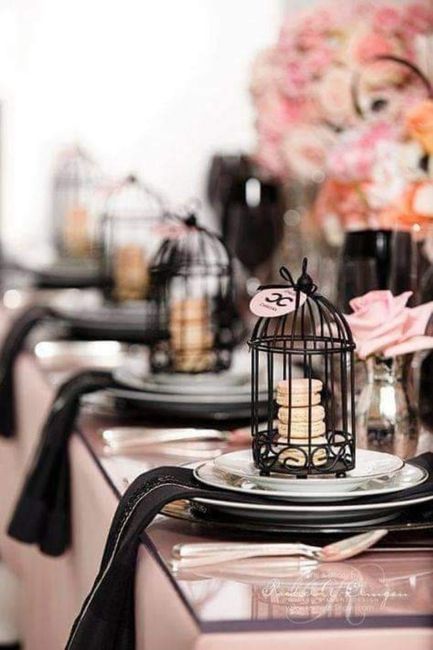 Boda en color negro y rosa🖤💗 - 5