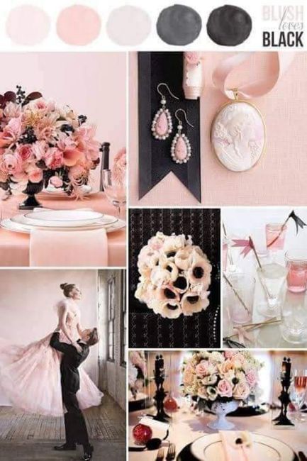 Boda en color negro y rosa🖤💗 - 8