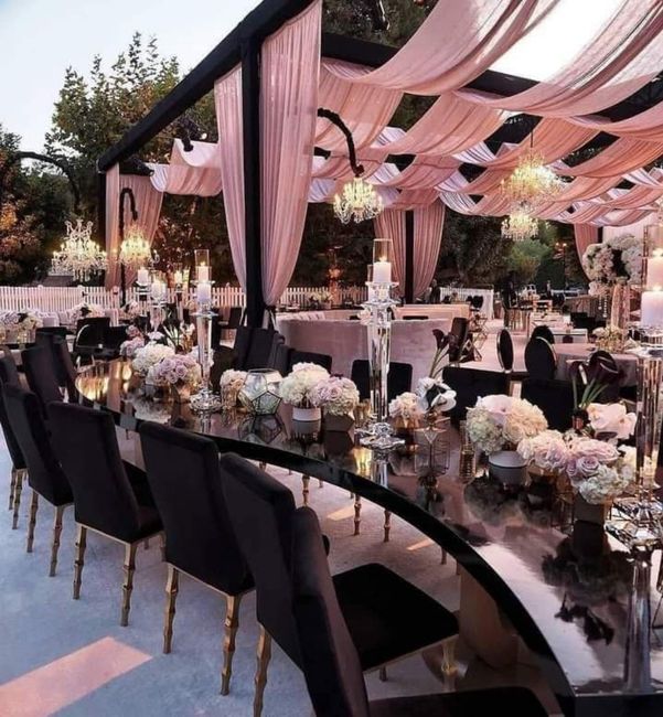 Boda en color negro y rosa🖤💗 - 15