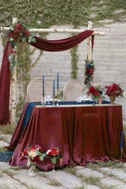 Boda en color vino y azul - 8