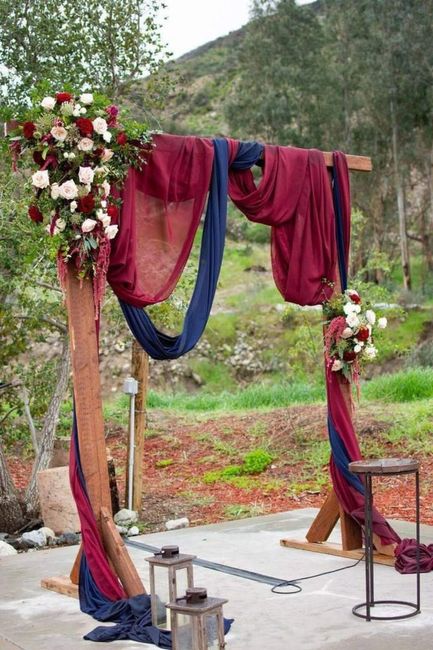 Boda en color vino y azul - 9