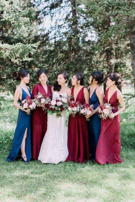Boda en color vino y azul - 16