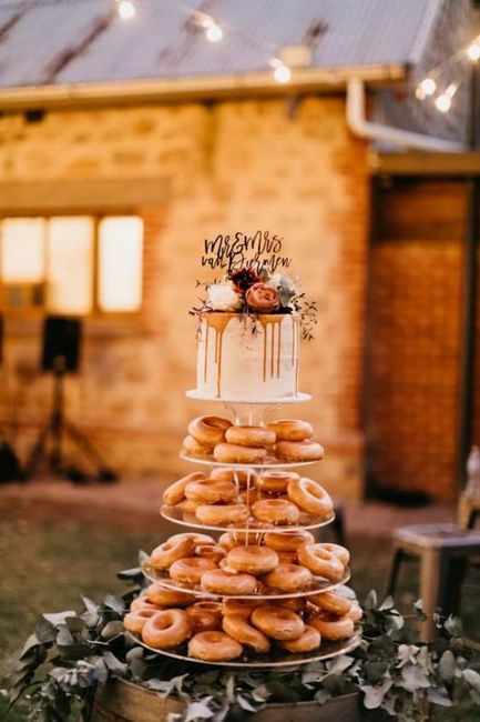 Naked cake y donas❄️❄️❄️ 1
