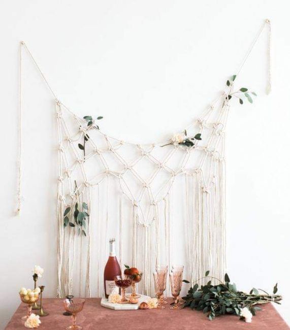 Decoración con macramé 13