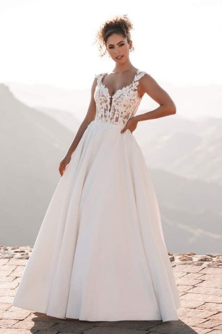 Algunos vestidos de la colección 2024 Allure Bridals 2