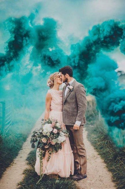 En tu boda,bombas de humo 4