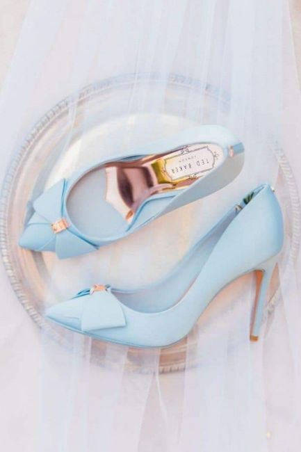 Zapatos en color azul 💙 8