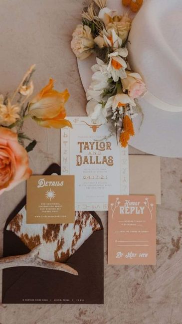 Boda western: invitaciones 3