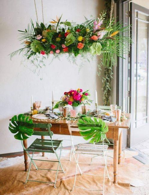 Arreglos florales suspendidos 1