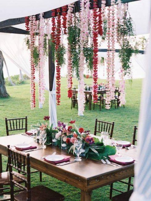 Arreglos florales suspendidos 4