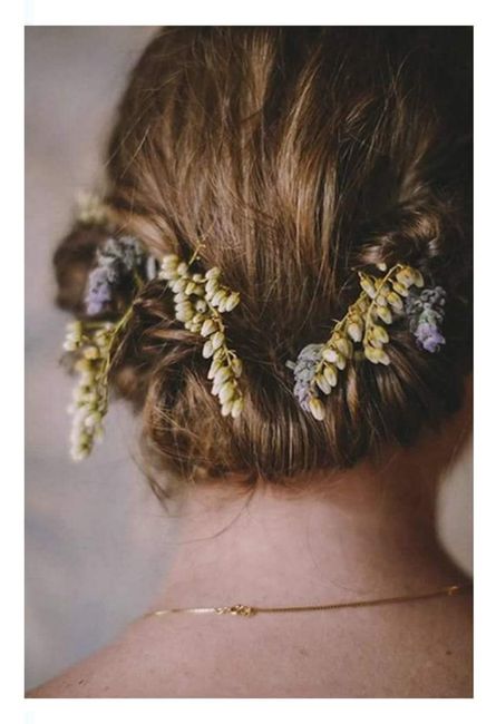 Peinados con flores naturales 🌺🌹🌸🌷🌻 13