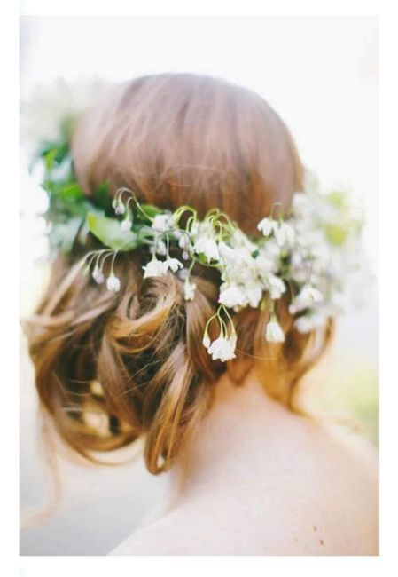 Peinados con flores naturales 🌺🌹🌸🌷🌻 14