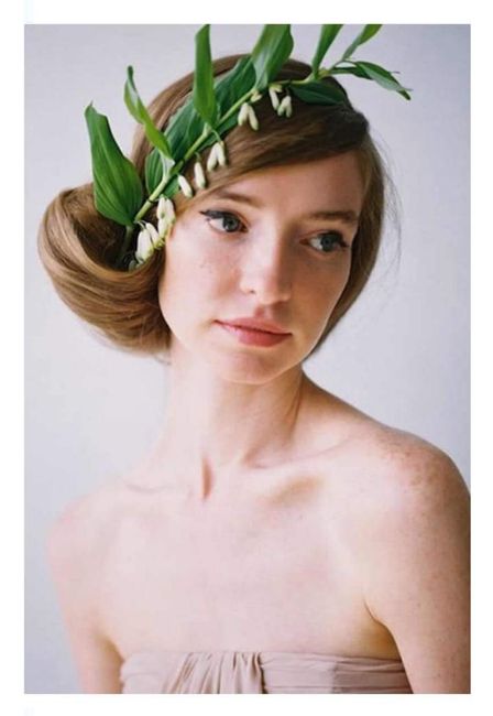 Peinados con flores naturales 🌺🌹🌸🌷🌻 - 15