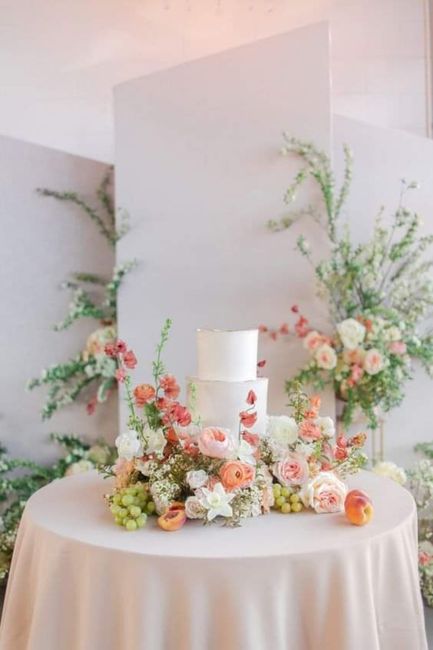 Mesa del pastel: decoración 2