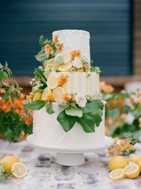 Pasteles para una boda al aire libre 2