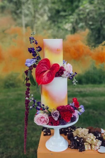 Pasteles con toques tropicales 2