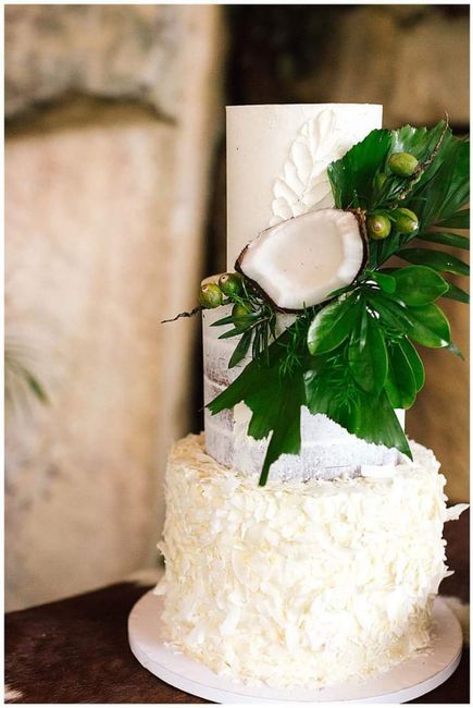Pasteles con toques tropicales 3