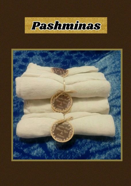 Que tal suenan las pashminas como recuerdo? 2