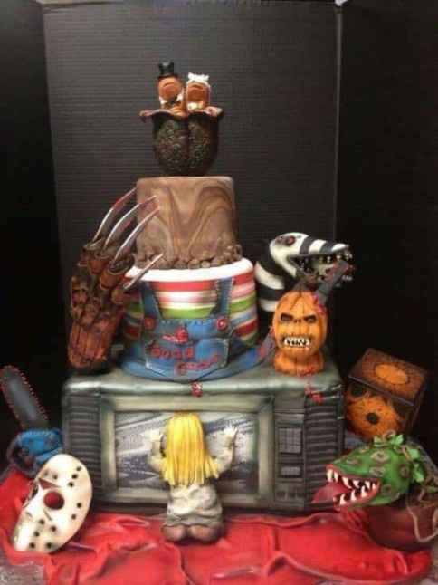 Para tu hallowedding estos pasteles🍰🎃👻💀 5