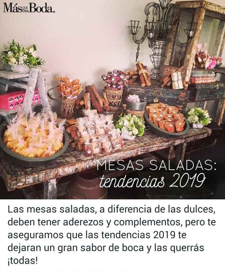 Tendencia 2019 mesas saladas 1